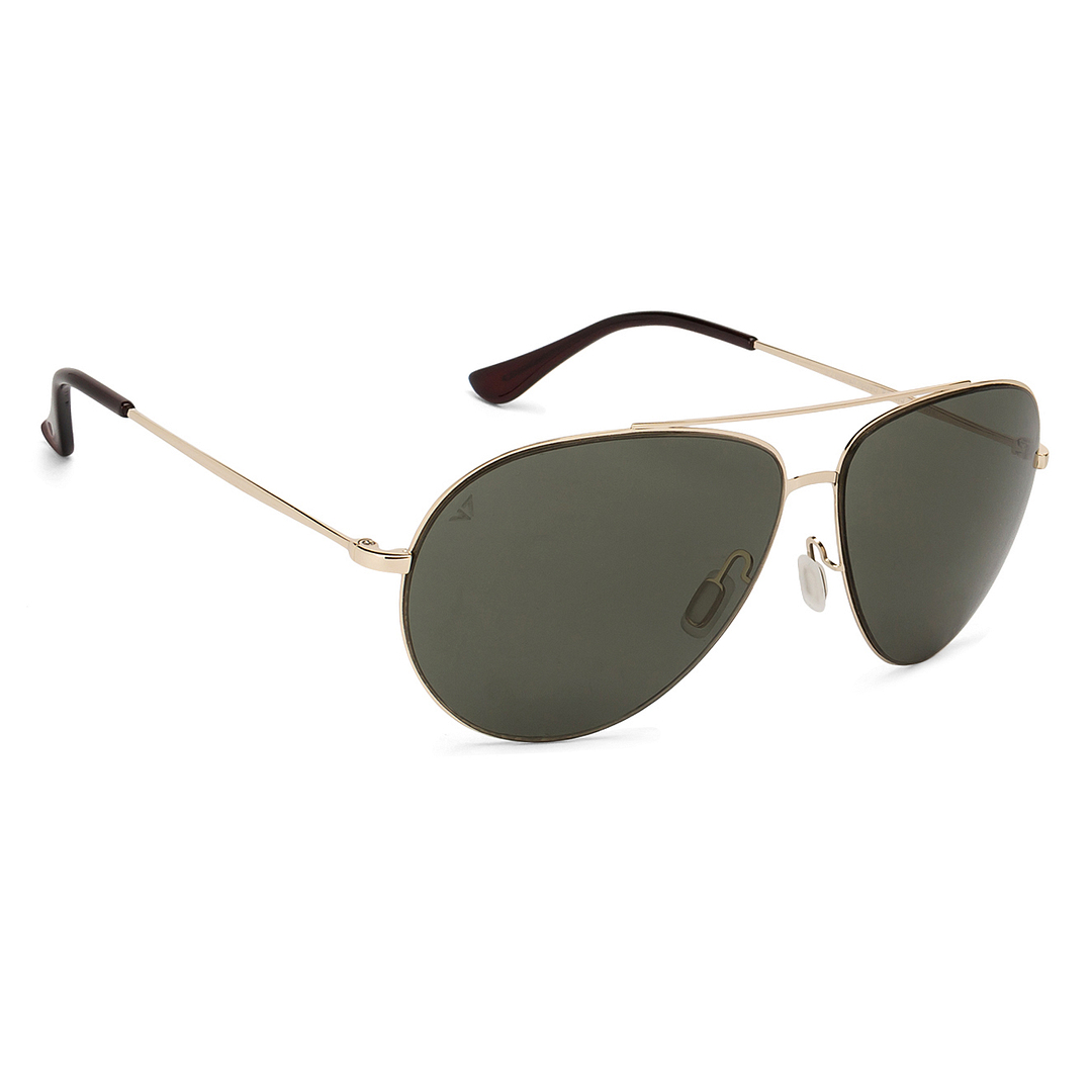 Vincent Chase Online Gold Full Rim Aviator left side