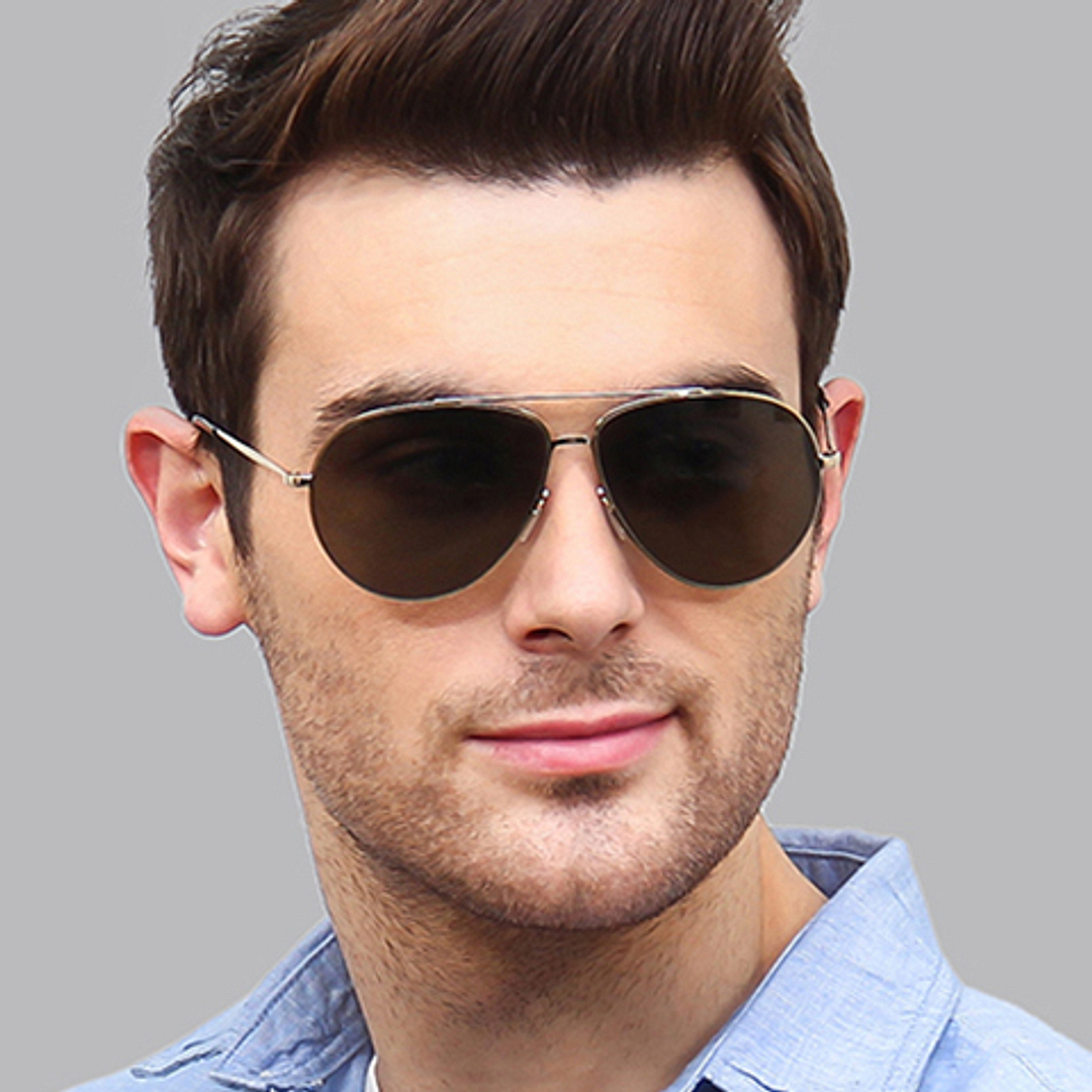 Vincent Chase Online Gold Full Rim Aviator right side