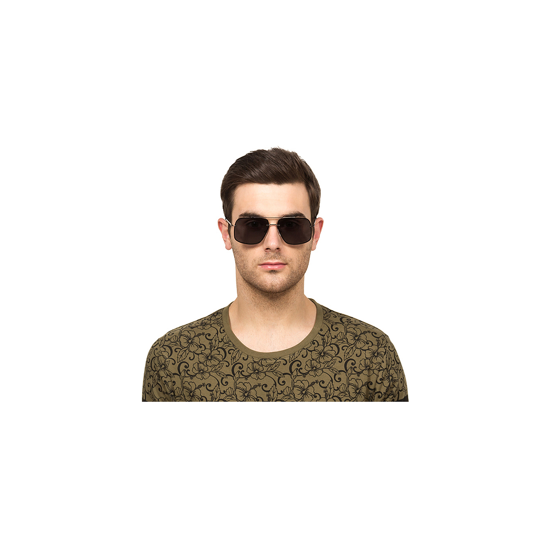 Vincent Chase Online Gunmetal Full Rim Rectangle left side