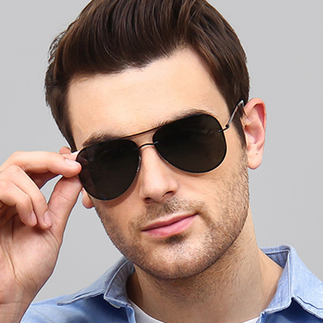 Vincent Chase Online Black Full Rim Aviator right side