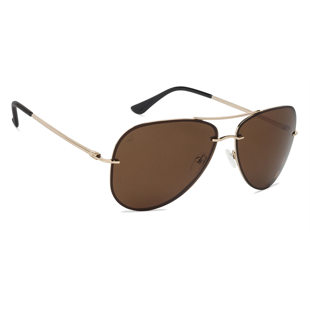 Vincent Chase Online Gold Full Rim Aviator right side