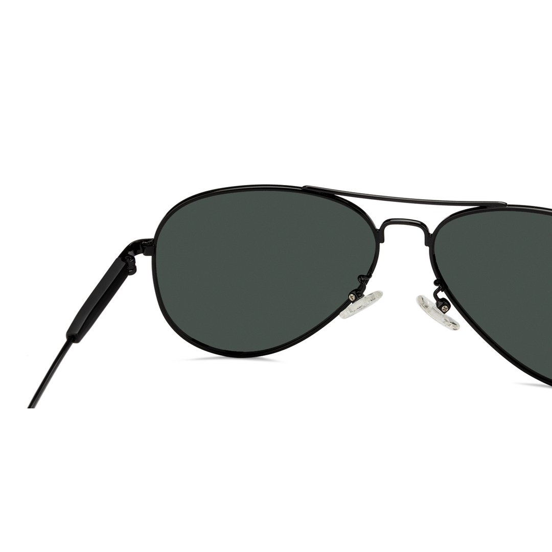 Vincent Chase Online Black Full Rim Aviator right side