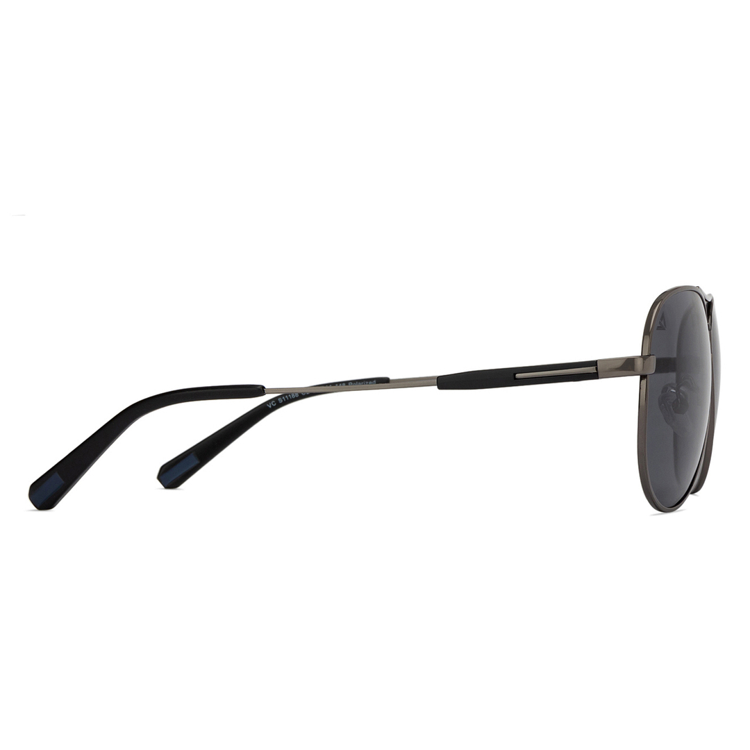 Vincent Chase Online Gunmetal Full Rim Aviator left side