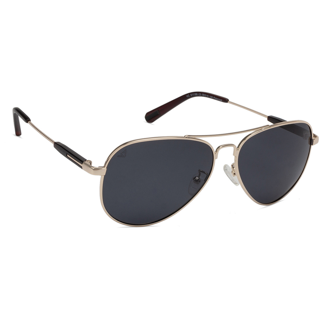 Vincent Chase Online Gold Full Rim Aviator right side