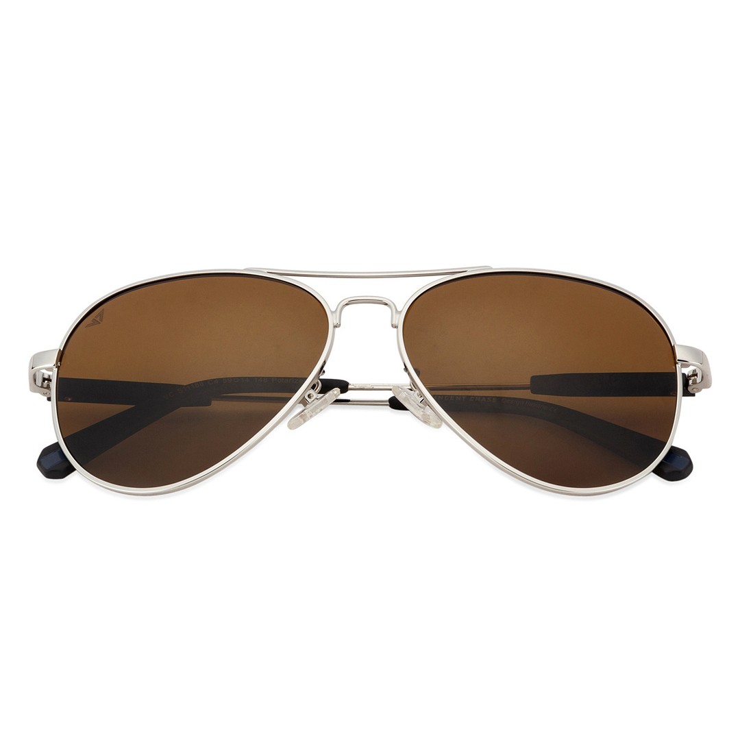 Vincent Chase Online Silver Full Rim Aviator right side