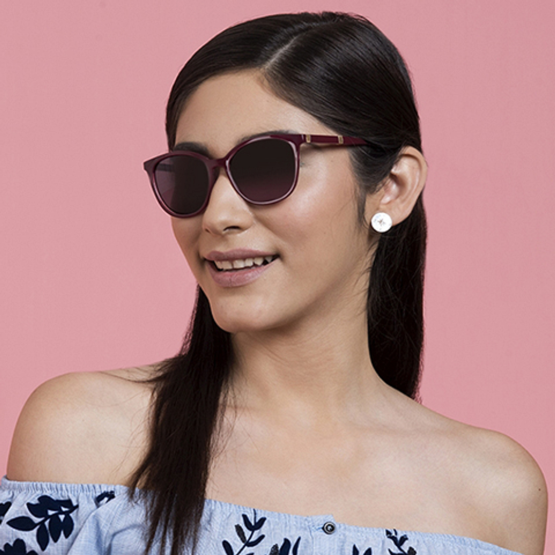 Vincent Chase Online Pink Full Rim Cat Eye left side