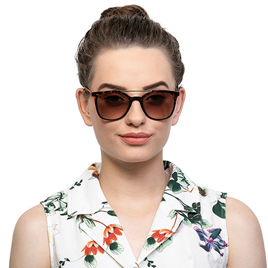 Vincent Chase Online Brown Full Rim Rectangle left side