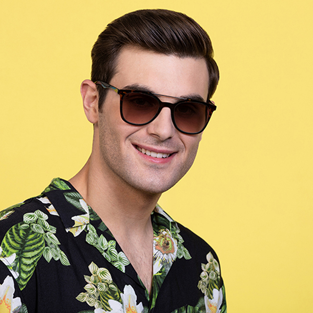 Vincent Chase Online Brown Full Rim Rectangle left side