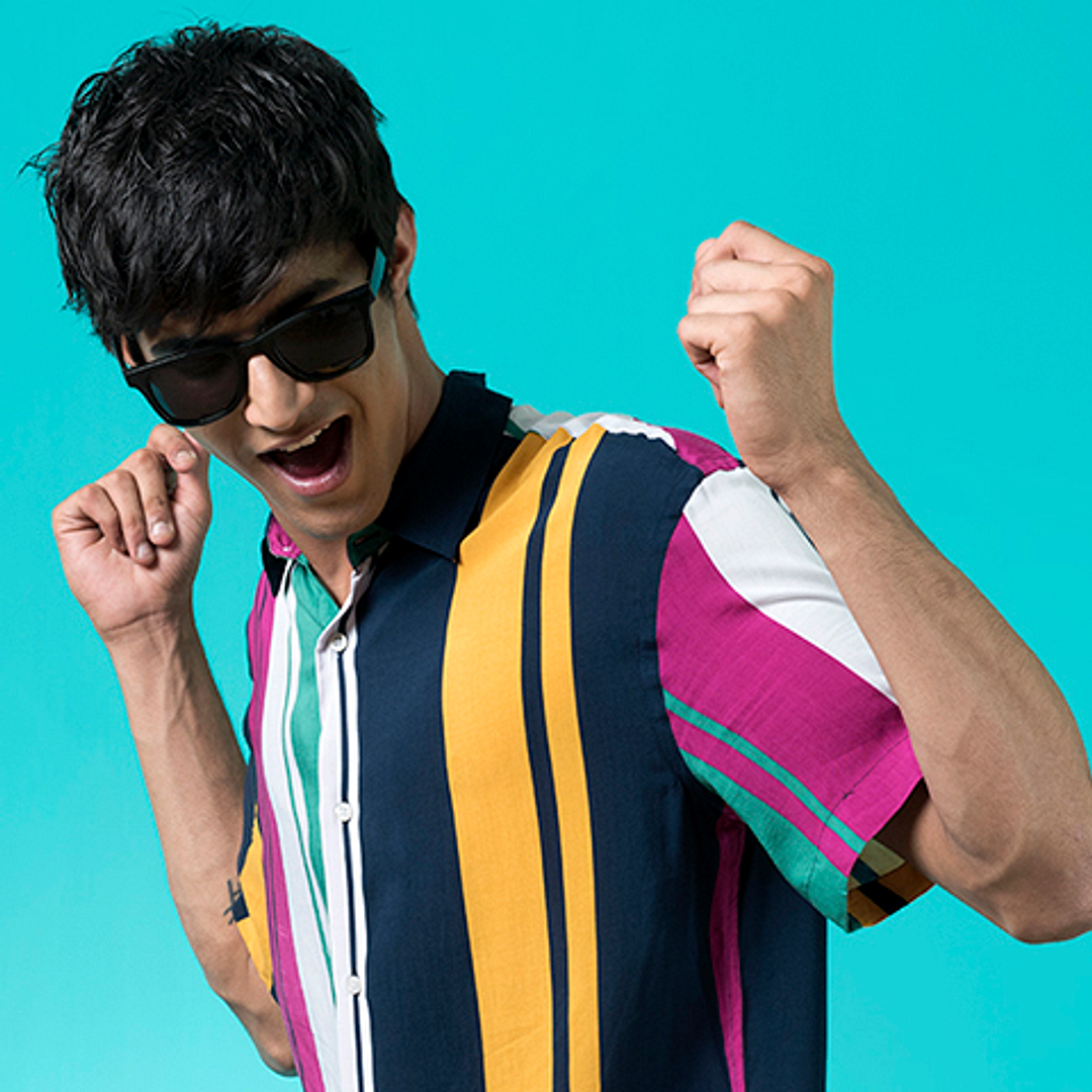 Vincent Chase Polarized Black Full Rim Square left side