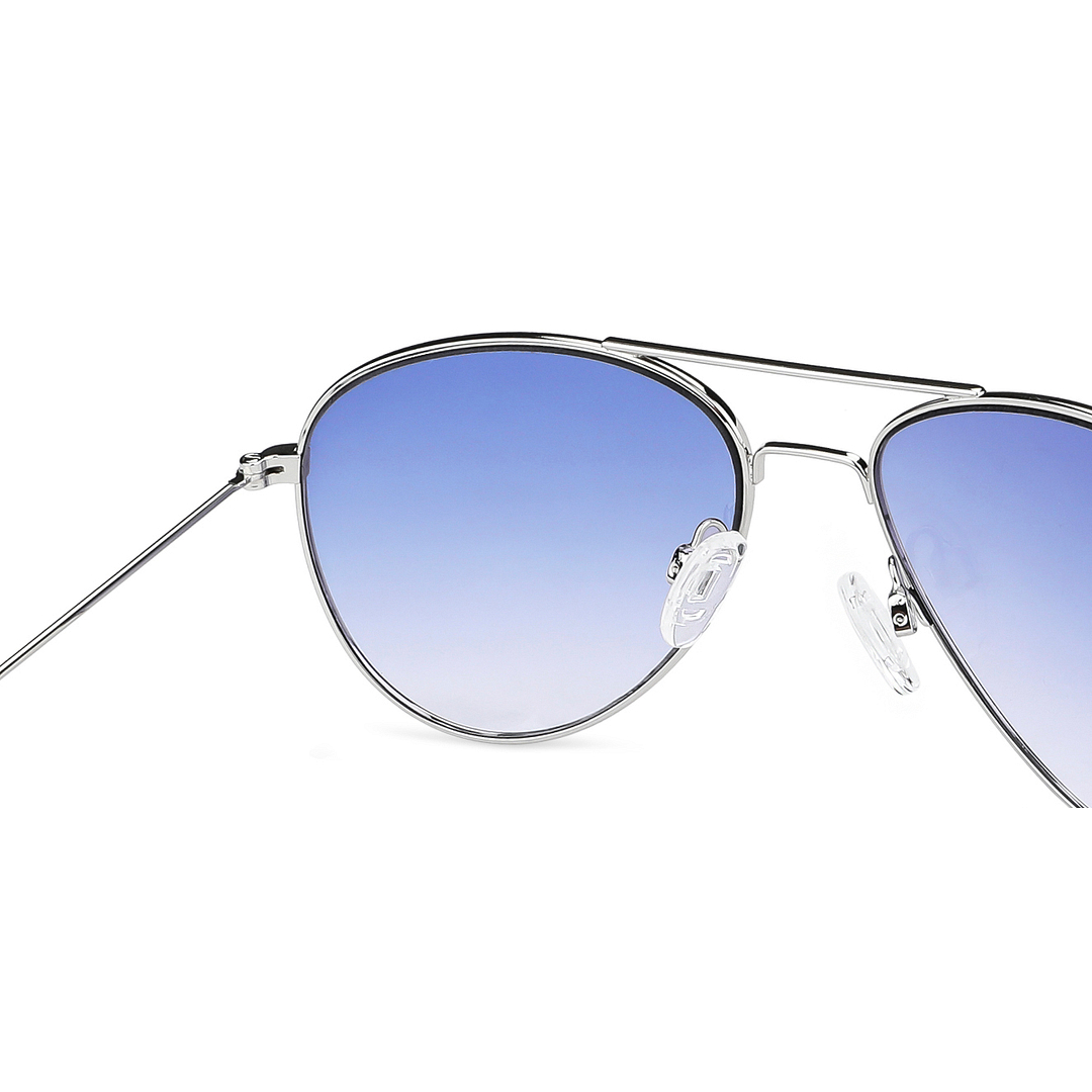 Vincent Chase Online Silver Full Rim Aviator right side