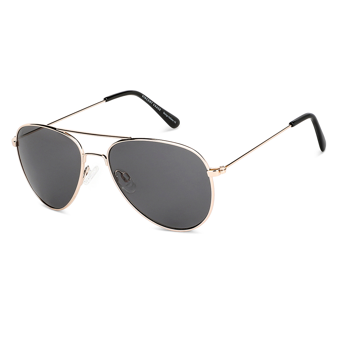 Vincent Chase Gold Full Rim Aviator right side