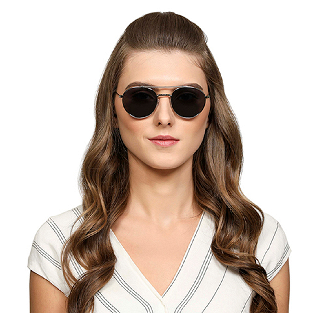 Vincent Chase Online Silver Full Rim Round left side