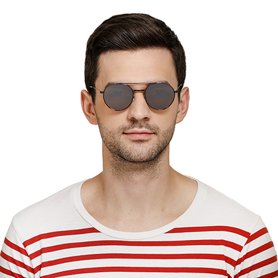 Vincent Chase Online Gunmetal Full Rim Round right side