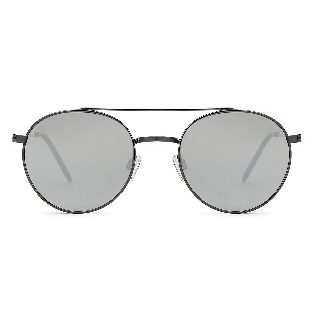 Vincent Chase Online Gunmetal Full Rim Round left side
