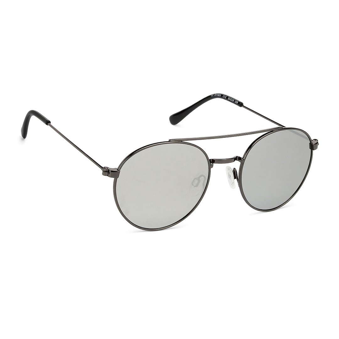 Vincent Chase Online Gunmetal Full Rim Round left side