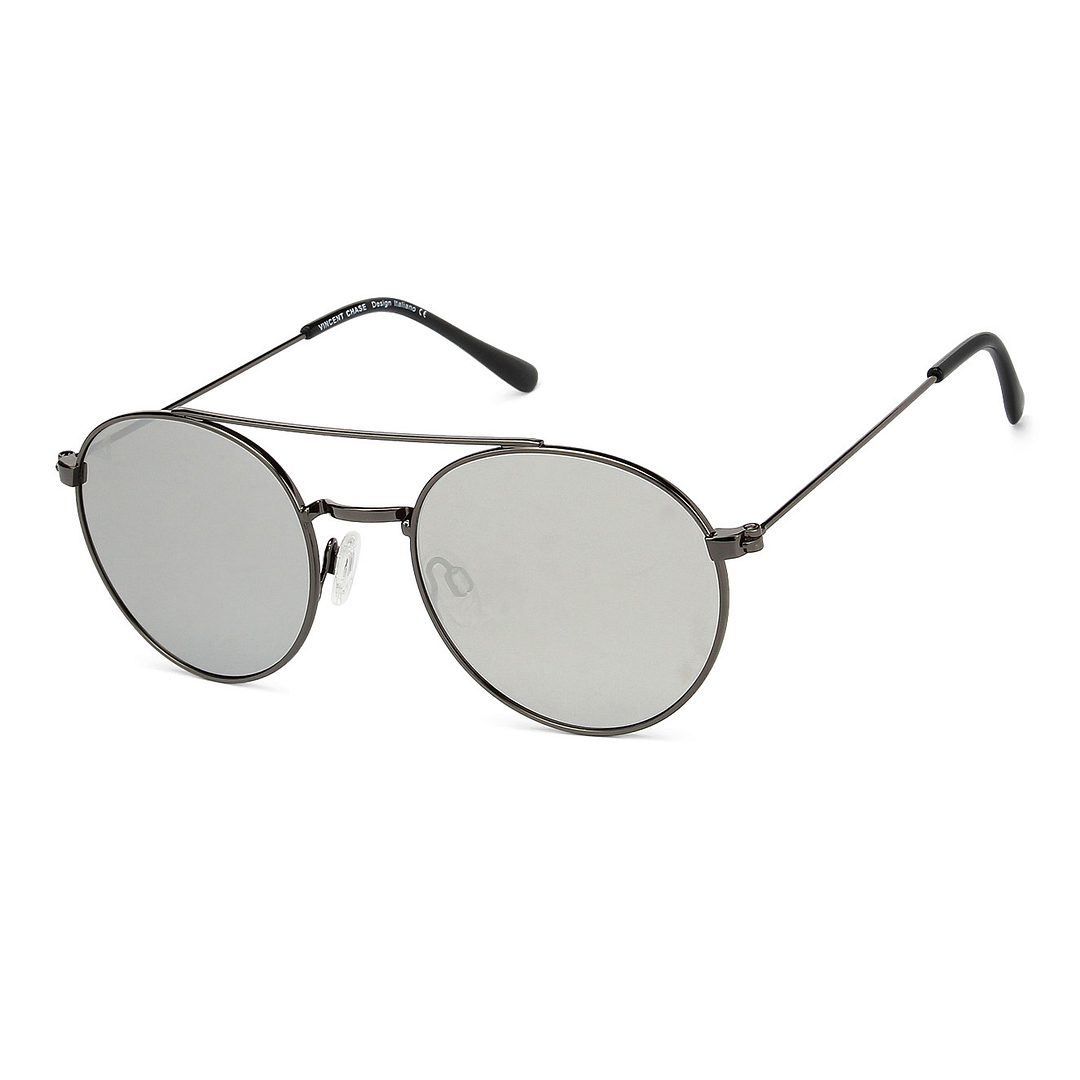 Vincent Chase Online Gunmetal Full Rim Round right side