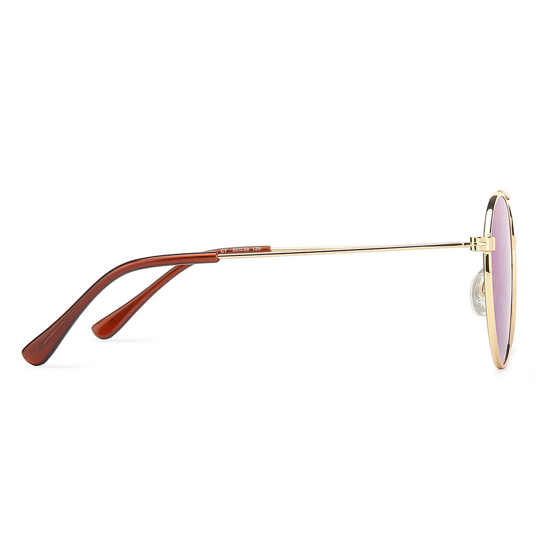 Vincent Chase Online Gold Full Rim Round right side