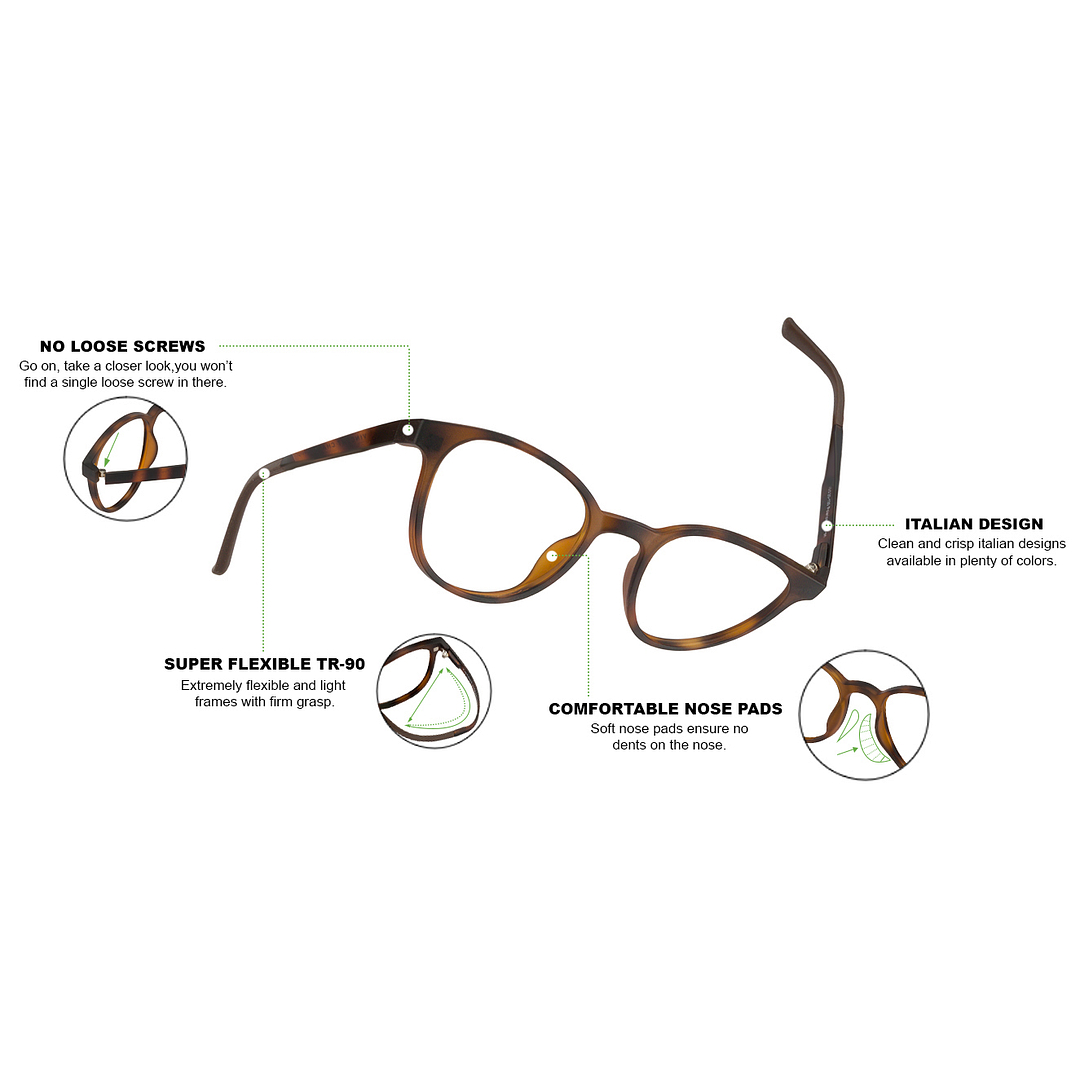 Hooper Online Tortoise Full Rim Round left side