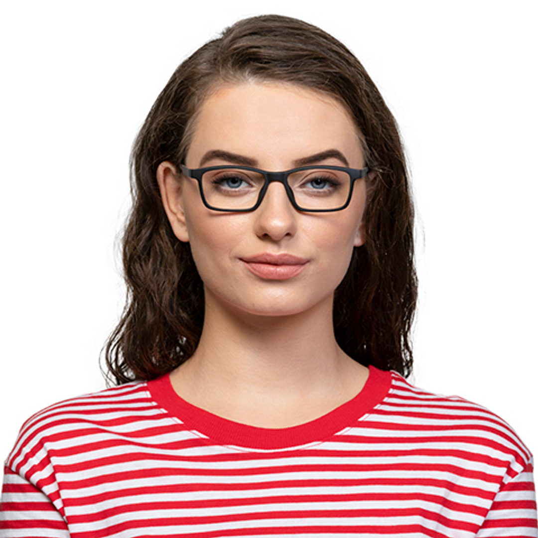 Lenskart Air Online Black Full Rim Rectangle left side