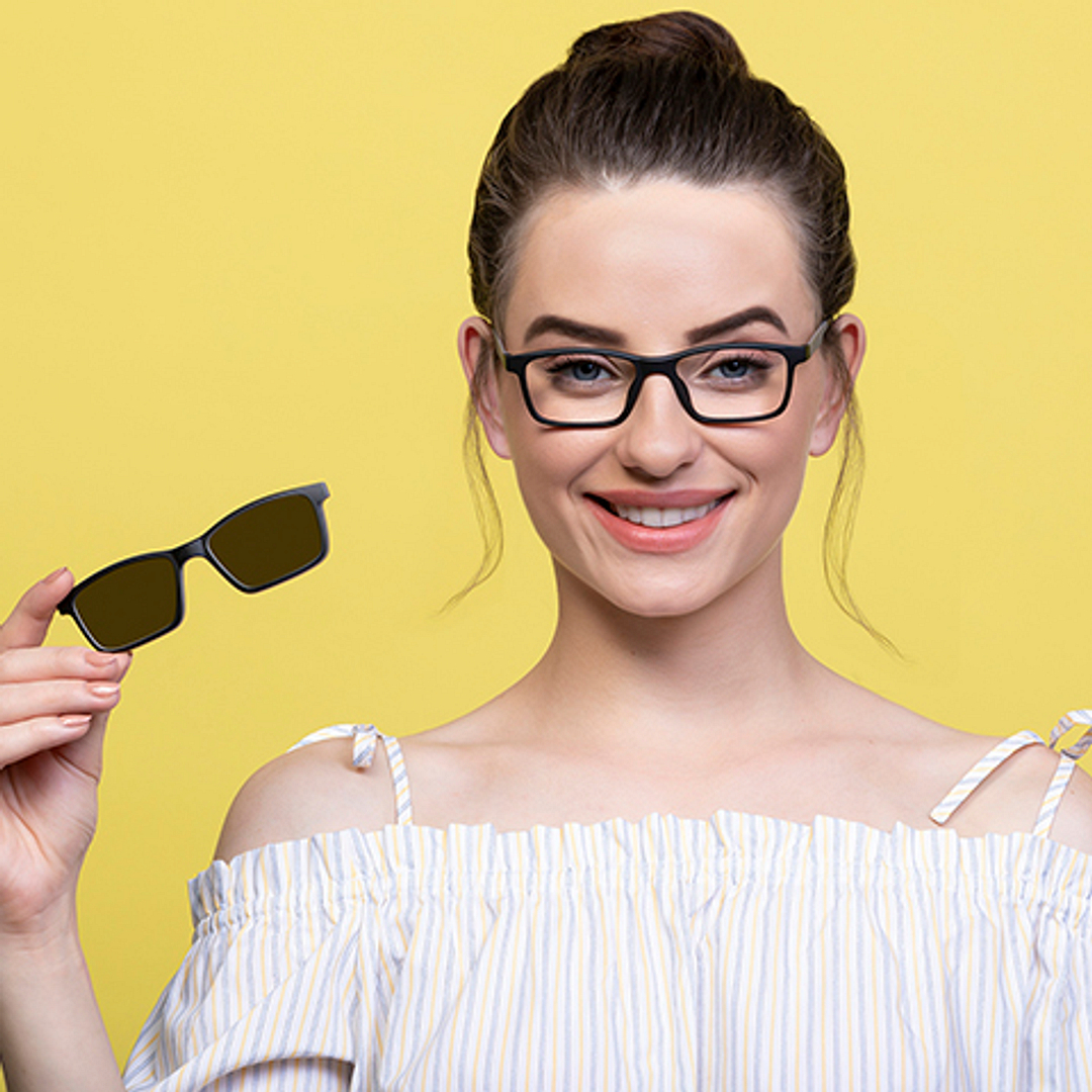 Lenskart Air Online Black Full Rim Rectangle right side