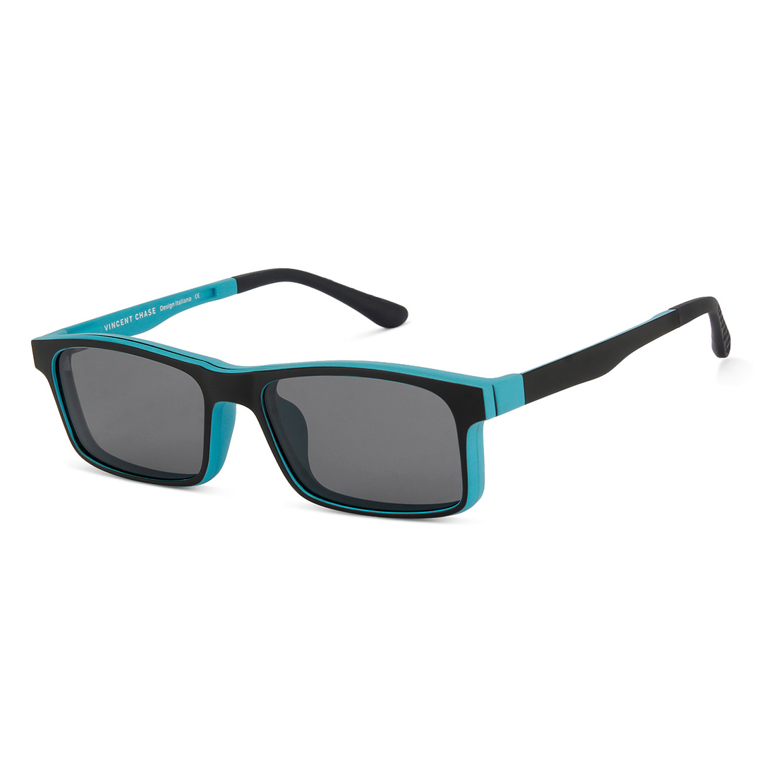 Lenskart Air Online Sky Blue Full Rim Rectangle left side