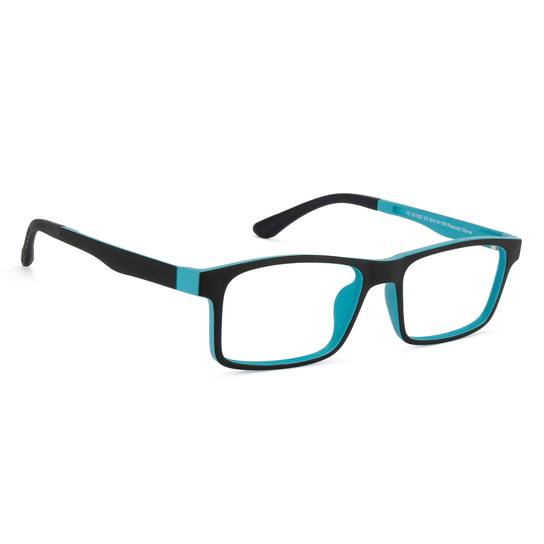 Lenskart Air Online Sky Blue Full Rim Rectangle right side