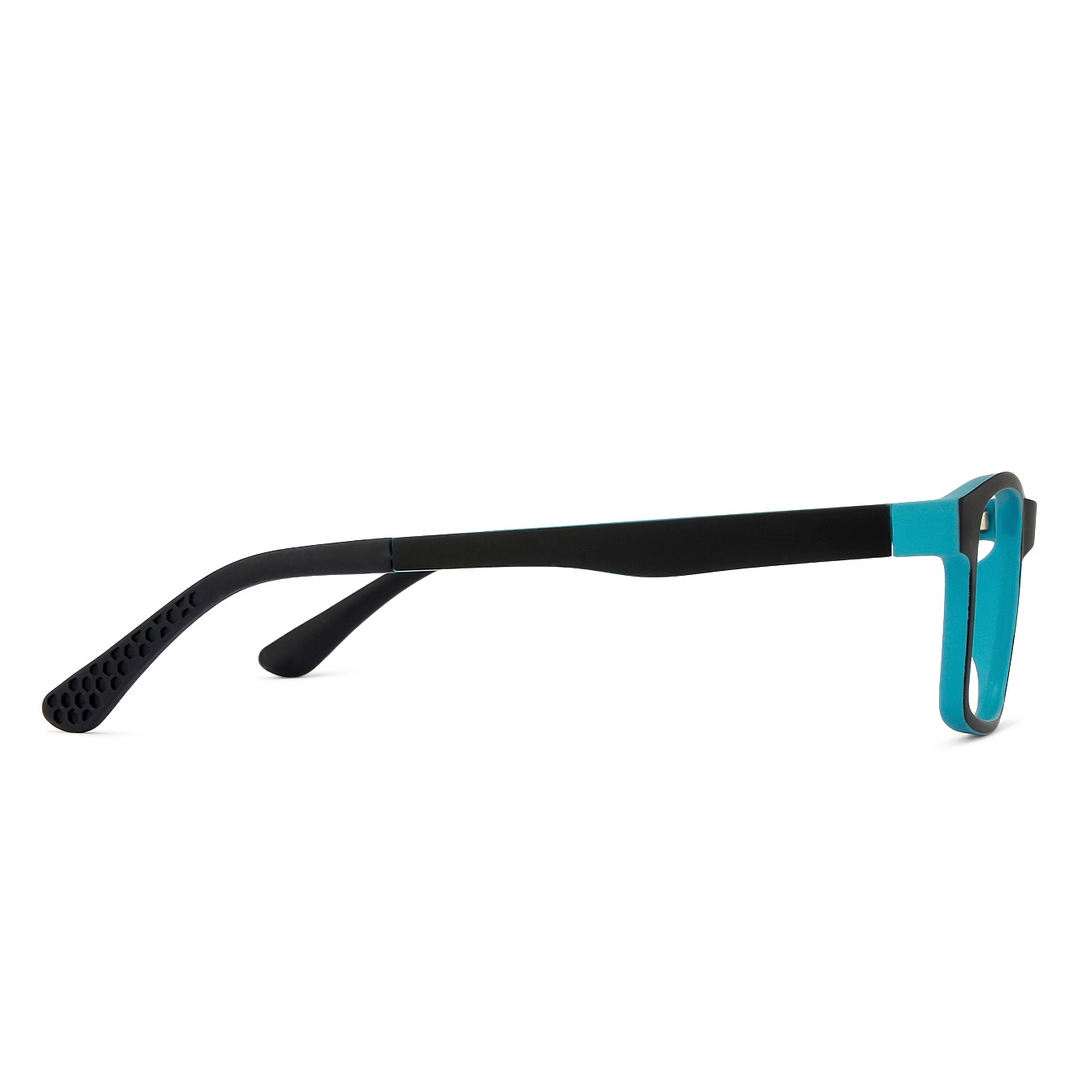 Lenskart Air Online Sky Blue Full Rim Rectangle left side