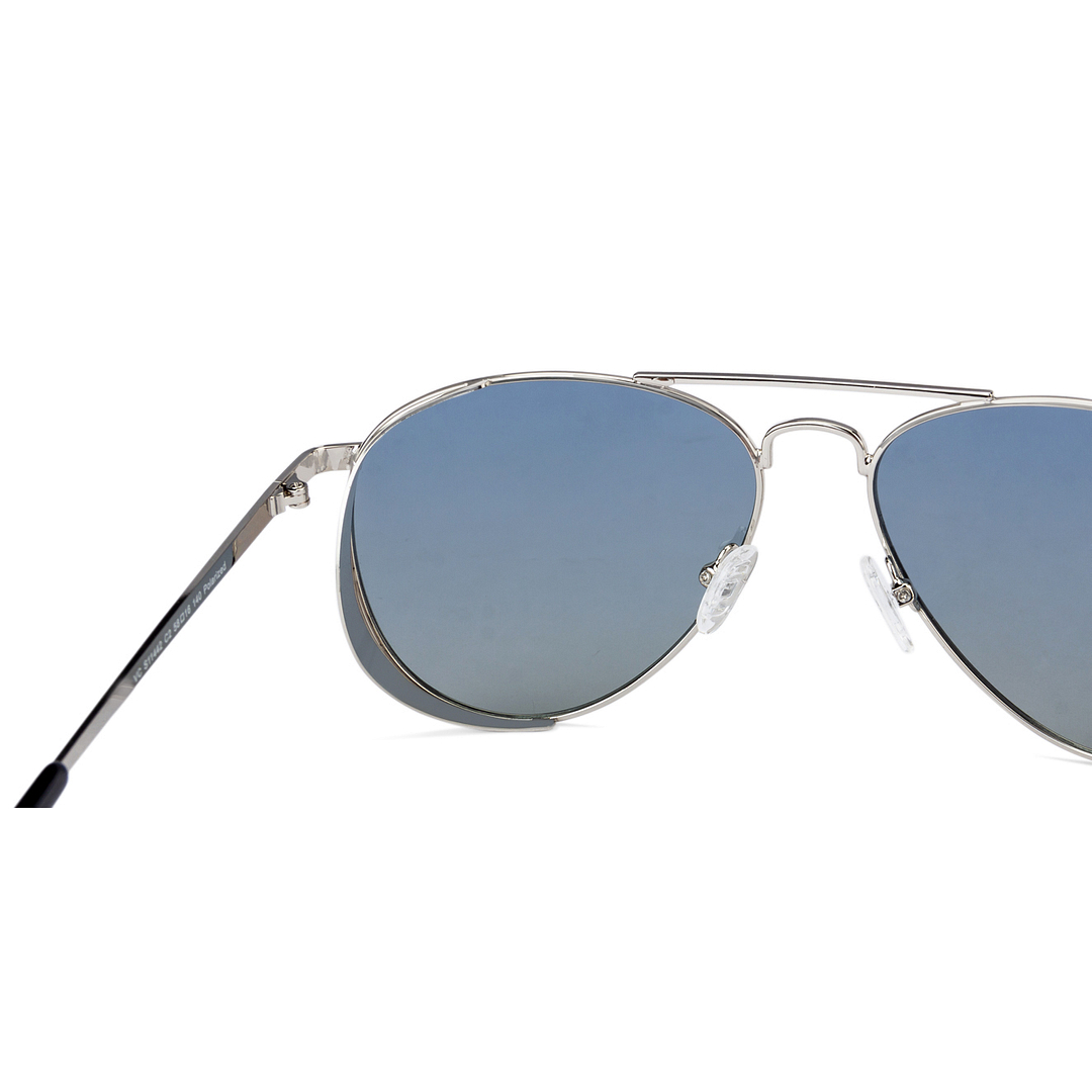 Vincent Chase Online Silver Full Rim Aviator right side