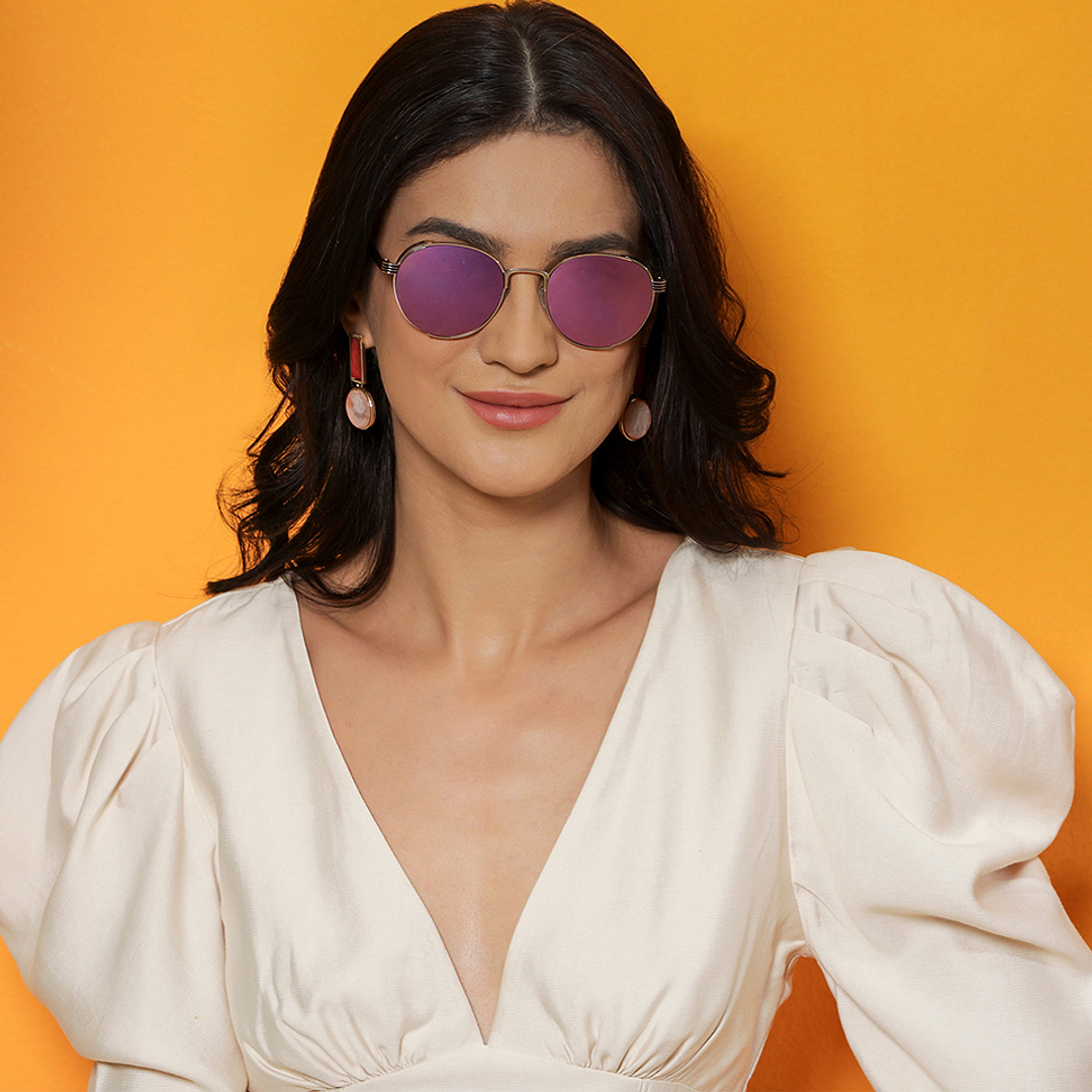 Vincent Chase Online Gold Full Rim Round left side