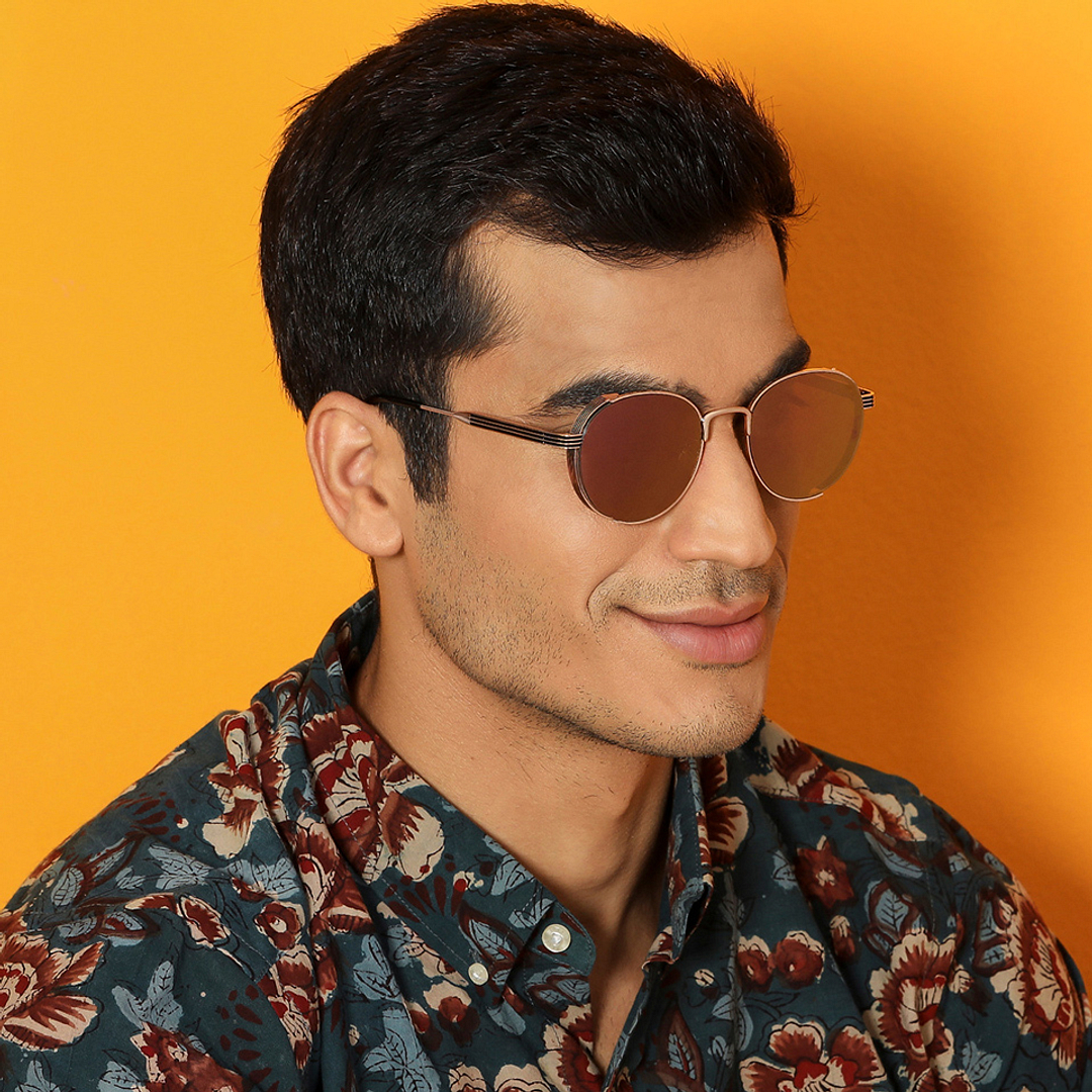 Vincent Chase Online Gold Full Rim Round right side