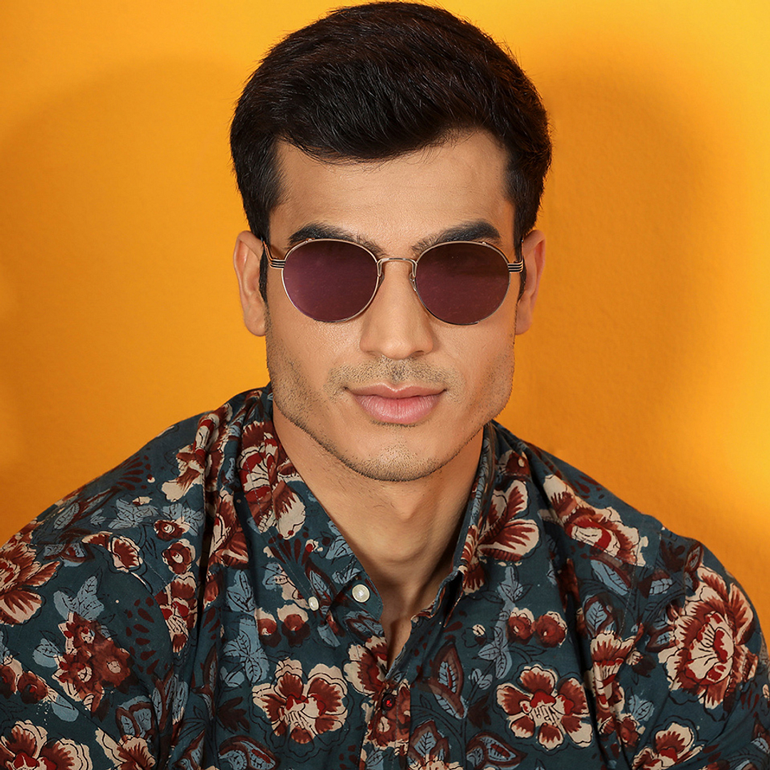 Vincent Chase Online Gold Full Rim Round left side