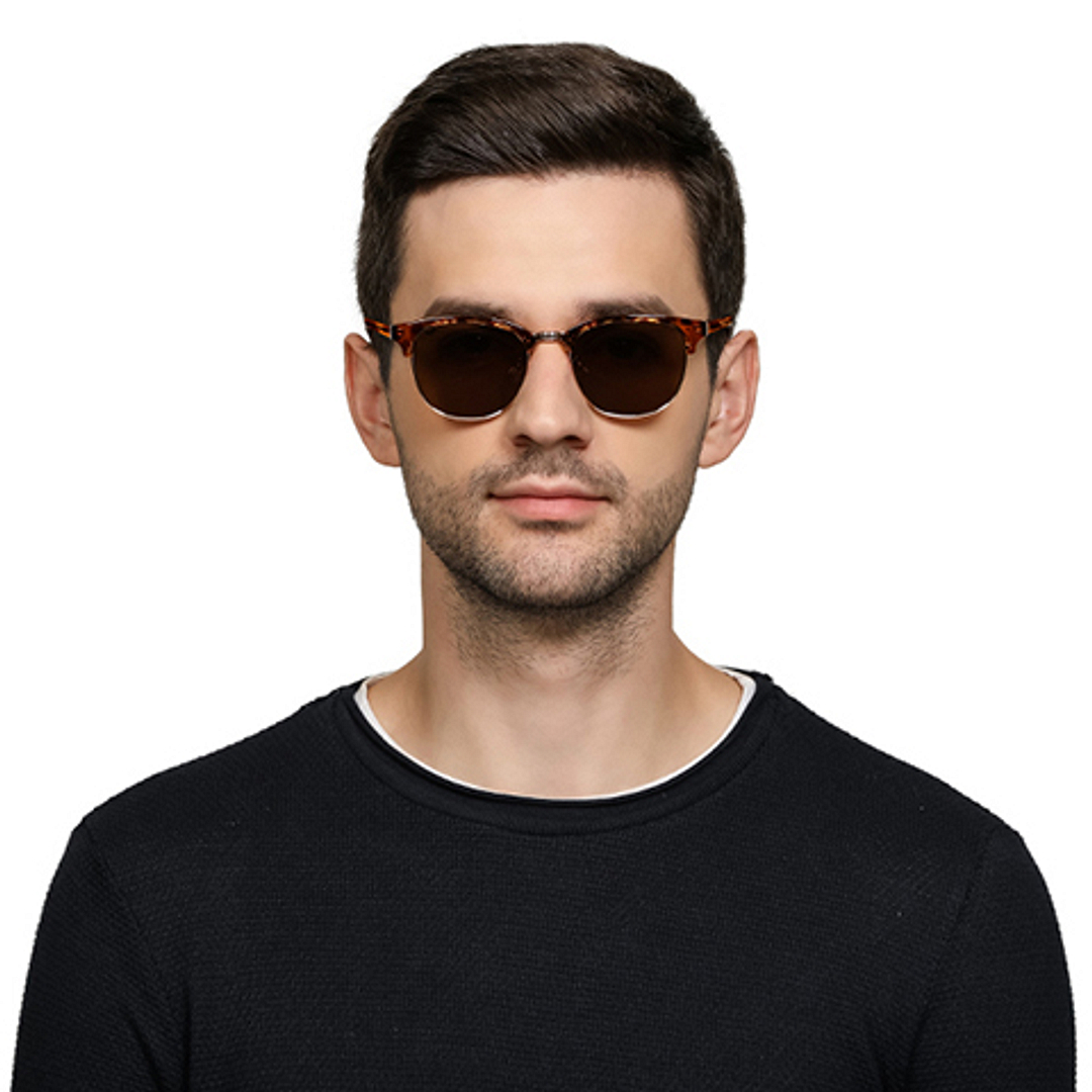 Vincent Chase Online Gold Full Rim Clubmaster right side
