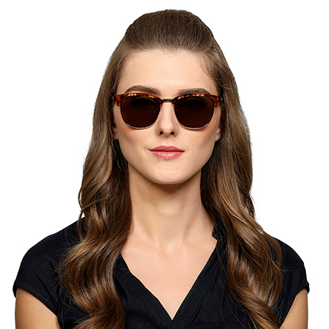 Vincent Chase Online Gold Full Rim Clubmaster left side