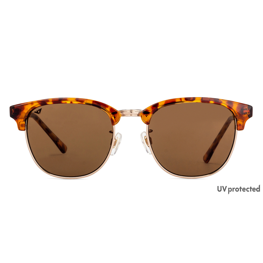 Vincent Chase Online Gold Full Rim Clubmaster left side