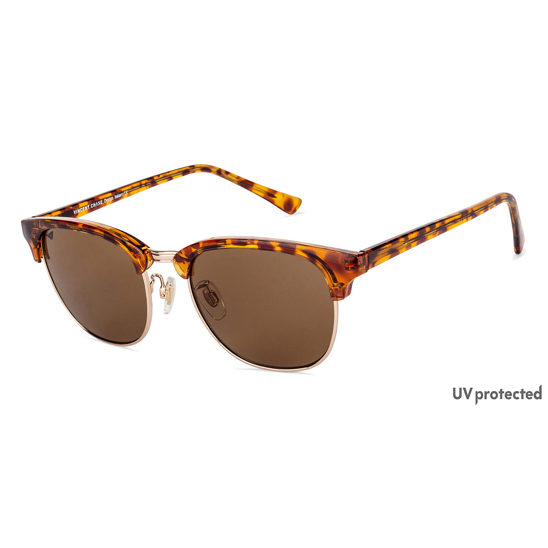 Vincent Chase Online Gold Full Rim Clubmaster right side