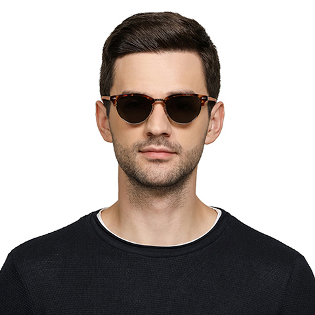 Vincent Chase Online Gold Full Rim Clubmaster right side