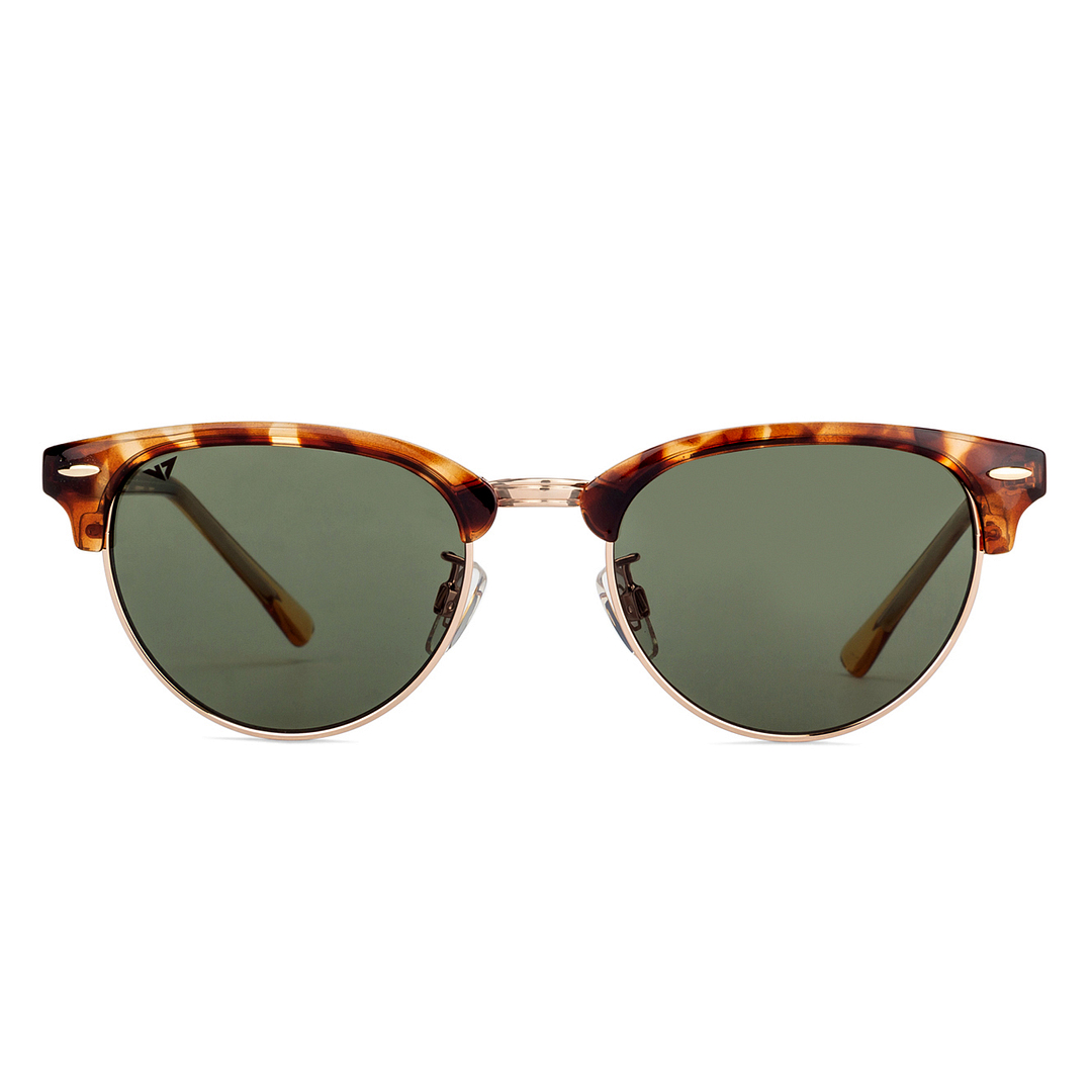 Vincent Chase Online Gold Full Rim Clubmaster left side