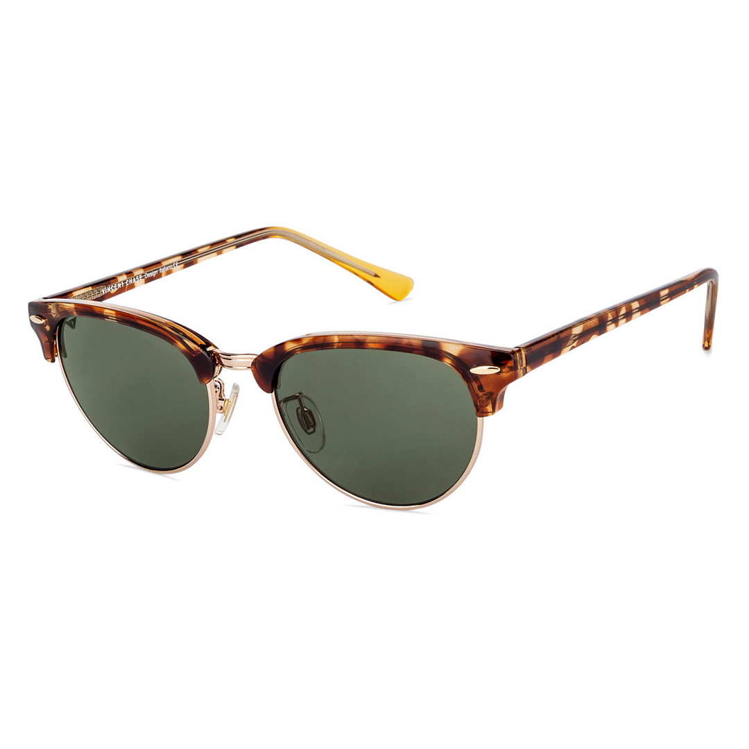 Vincent Chase Online Gold Full Rim Clubmaster right side