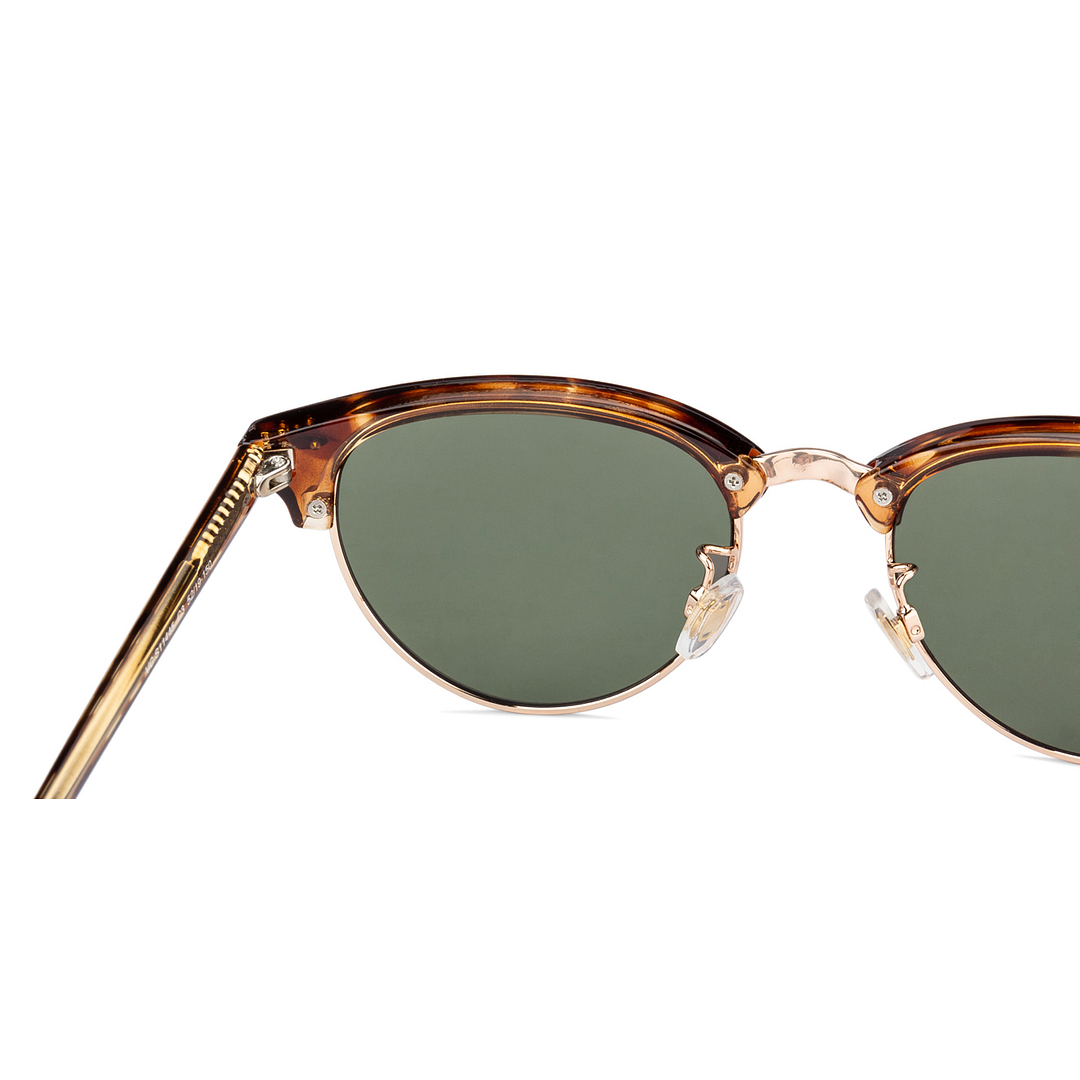 Vincent Chase Online Gold Full Rim Clubmaster left side