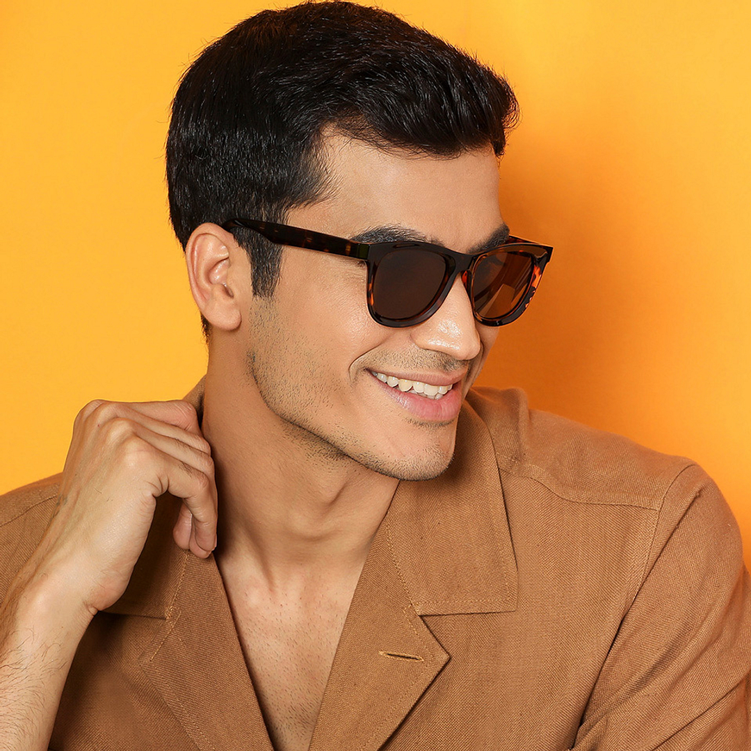 Vincent Chase Online Brown Full Rim Square left side