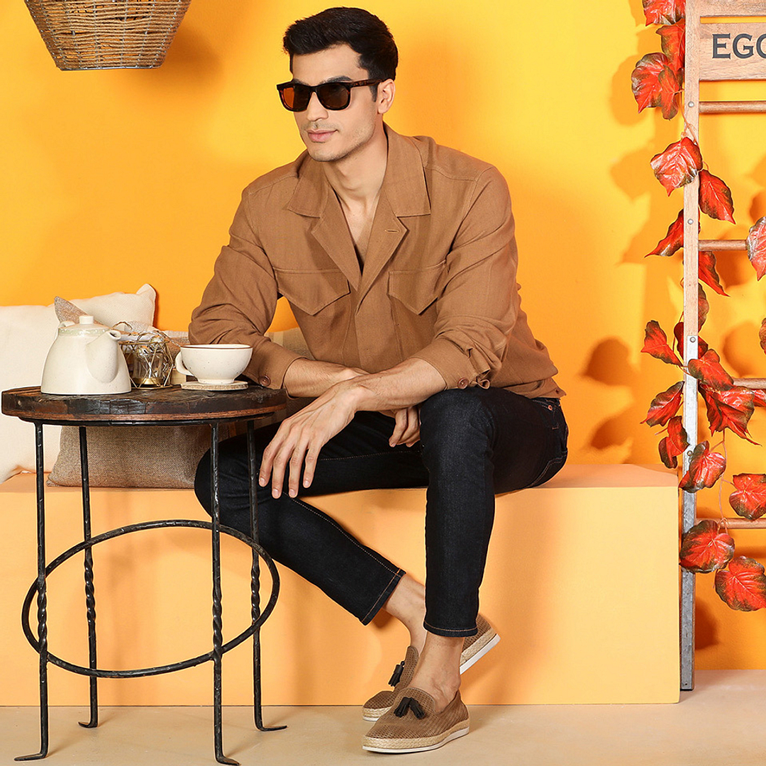 Vincent Chase Online Brown Full Rim Square left side