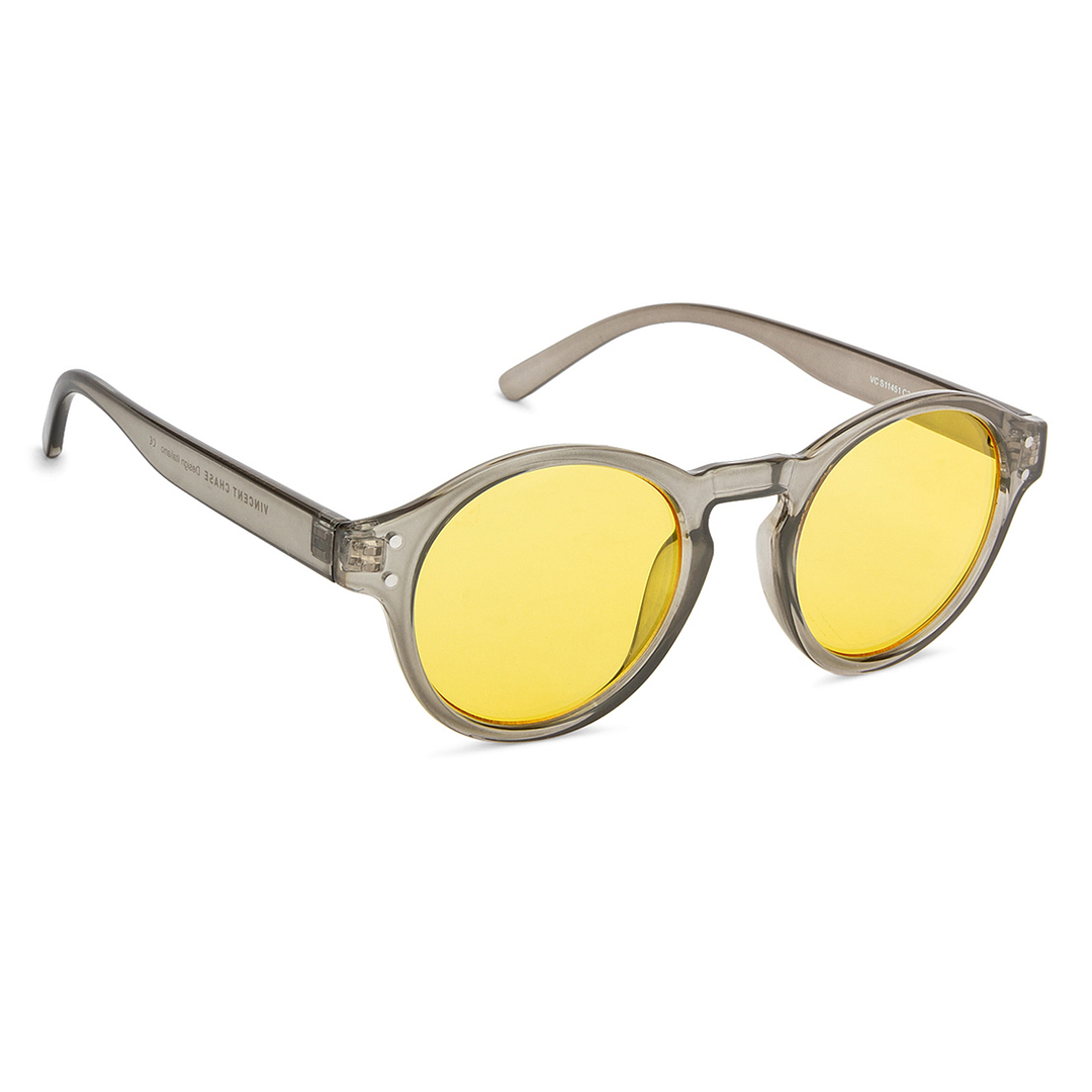 Vincent Chase Online Grey Full Rim Round left side