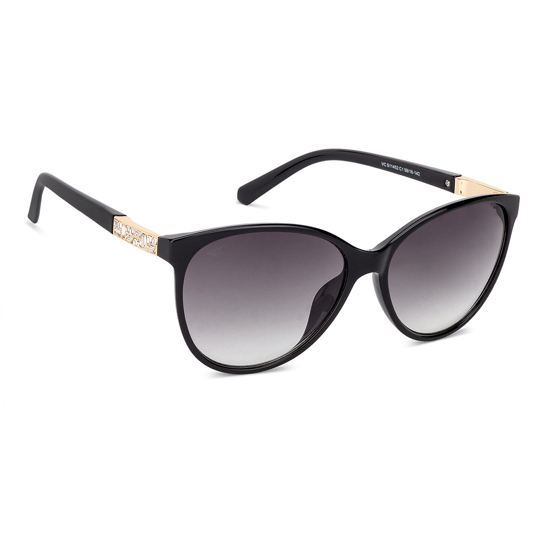Vincent Chase Online Black Full Rim Cat Eye left side