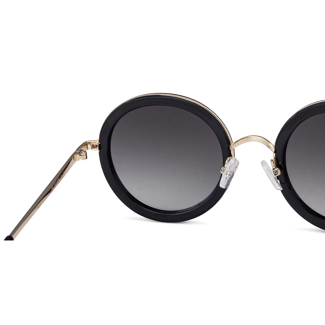 Vincent Chase Online Black Full Rim Round left side