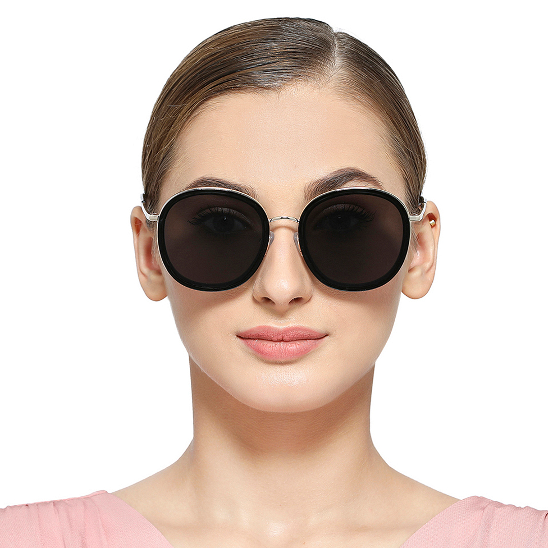 Vincent Chase Online Black Full Rim Round left side