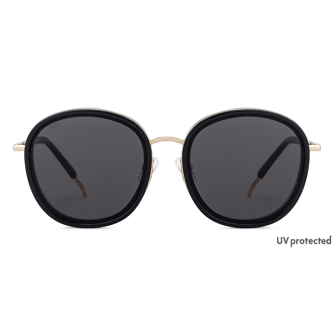 Vincent Chase Online Black Full Rim Round left side