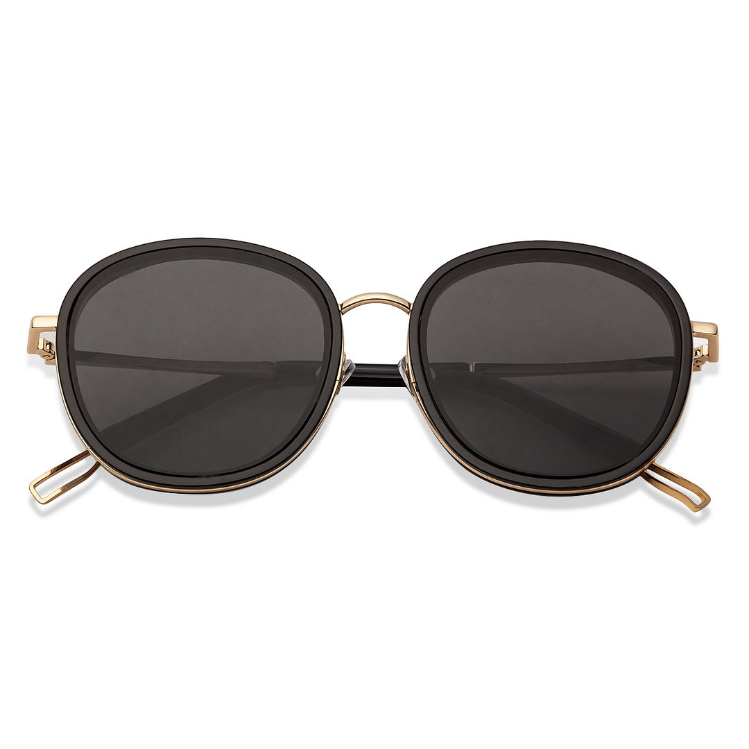 Vincent Chase Online Black Full Rim Round left side