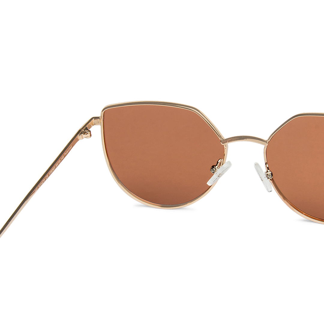 Vincent Chase Polarized Gold Full Rim Cat Eye right side