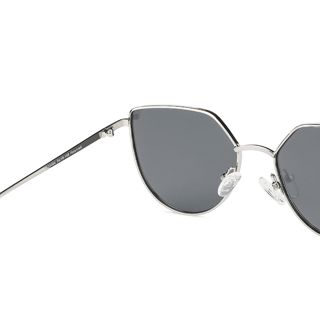 Vincent Chase Polarized Silver Full Rim Cat Eye right side