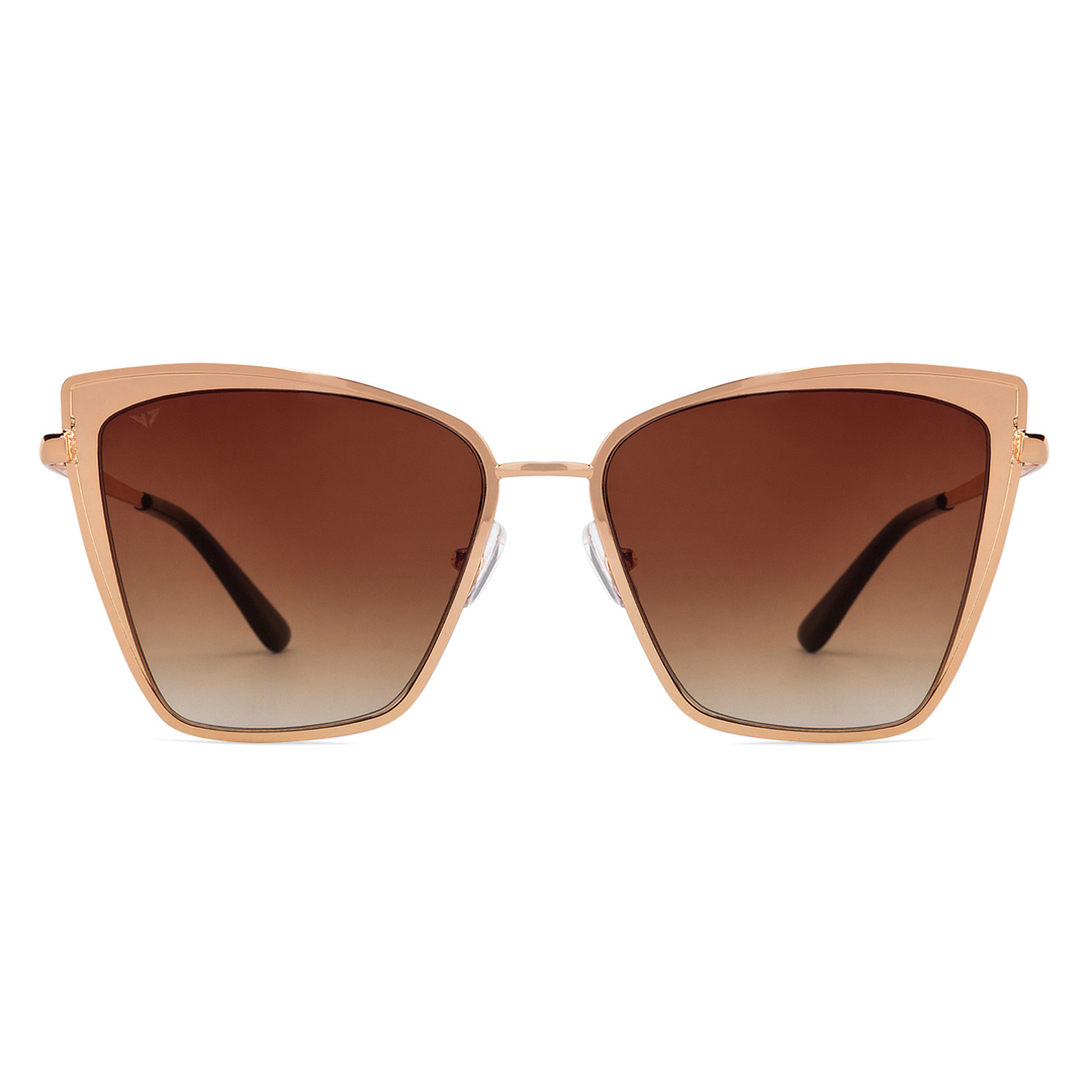 Vincent Chase Online Gold Full Rim Cat Eye left side
